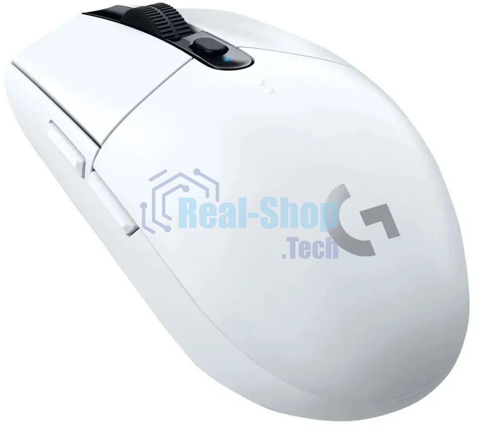 Мышь беспроводная Logitech G304 Lightspeed белый, 12000 dpi, радиоканал, USB, кнопки - 6