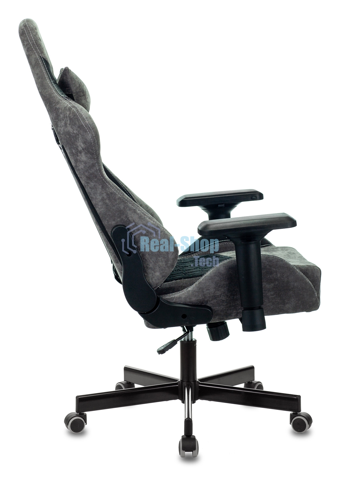 Кресло Бюрократ VIKING 7 KNIGHT B FABRIC черный, ткань, 120 кг, механизм качания
