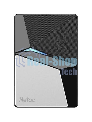 Внешний SSD Netac Z7S, 480 Gb, USB 3.2 Gen 2 Type-C, R/W 550/480, черный