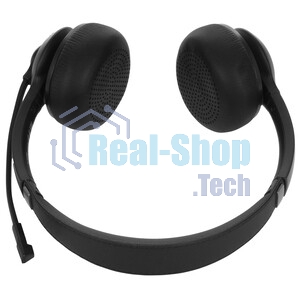Гарнитура Acer OHW309 чёрный, проводная, USB/mini jack 3.5 мм
