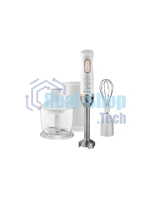 Блендер Centek CT-1347 белый 800 Вт, турбо режим, DC мотор, стакан 600мл +мерн стакан 600мл