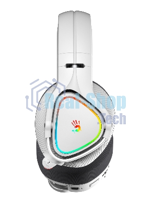 Гарнитура проводная с микрофоном A4Tech Bloody MR710 серый BT оголовье (MR710 GREY)