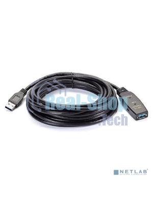 Кабель-адаптер USB3.0-repeater Aopen, удлинительный активный Am-->Af 5м QUST/qust ACU827A-5M