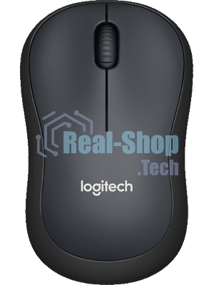 Мышь беспроводная Logitech M220 SILENT черный/серый, 1000 dpi, радиоканал, USB, кнопки - 3