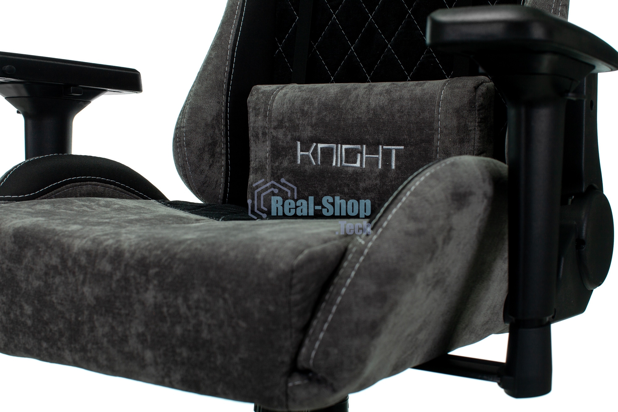 Кресло Бюрократ VIKING 7 KNIGHT B FABRIC черный, ткань, 120 кг, механизм качания