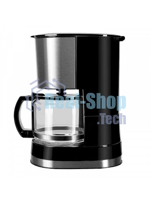 Кофеварка капельная Redmond RCM-M1507 черный/серебристый, исп. кофе - молотый, 0.6 л, 600 Вт