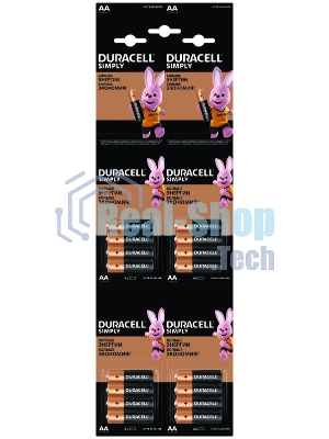 Элемент питания Duracell LR6-4BL BASIC 4х4 (16/208/18304)5009139/5008091 (блист.16шт) Duracell Б0046868
