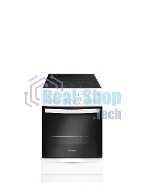 Плита электрическая Gefest 5160-02 0095 белый, конфорок 4 электрических, духовка 55 л, 50 см x 85 см x 58.5 см