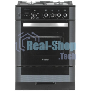 Плита газовая Gefest ПГ 6500-03 0044 черный, конфорок 4 шт, духовка 52 л, 60 см x 85 см x 60 см