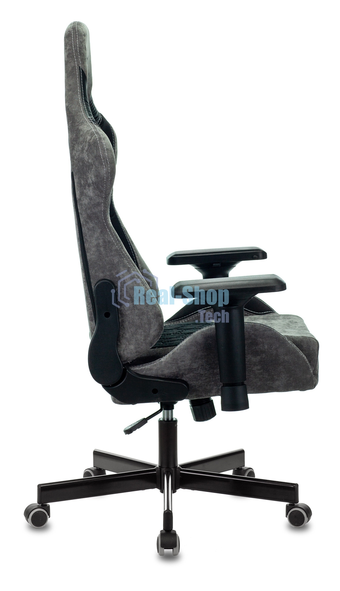 Кресло Бюрократ VIKING 7 KNIGHT B FABRIC черный, ткань, 120 кг, механизм качания