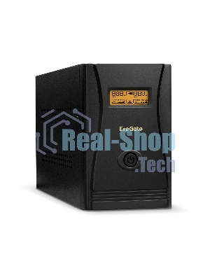 Источник бесперебойного питания ExeGate EP285529RUS SpecialPro Smart LLB-2200.LCD.AVR.C13.RJ.USB 2200VA/1300W, LCD, AVR, 6*IEC-C13, RJ45/11, USB, черный