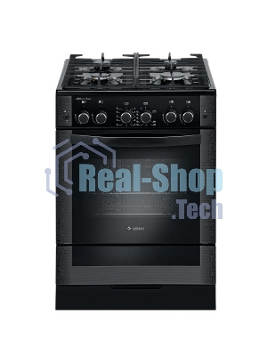 Плита газовая Gefest ПГ 6500-02 0044 черный, конфорок 4 шт, духовка 52 л, 60 см x 85 см x 60 см