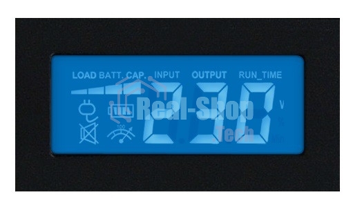 Источник бесперебойного питания CyberPower PR1000ELCDRT1U/1000 ВА/800 Вт/USB/RS-232/EPO/SNMPslot/6 x IEC 320 C13 (компьютерная)