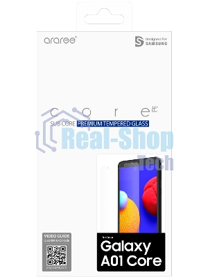 Защитное стекло для экрана Samsung araree by KDLAB для Samsung Galaxy A01 Core прозрачная 1шт. (GP-TTA013KDATR)