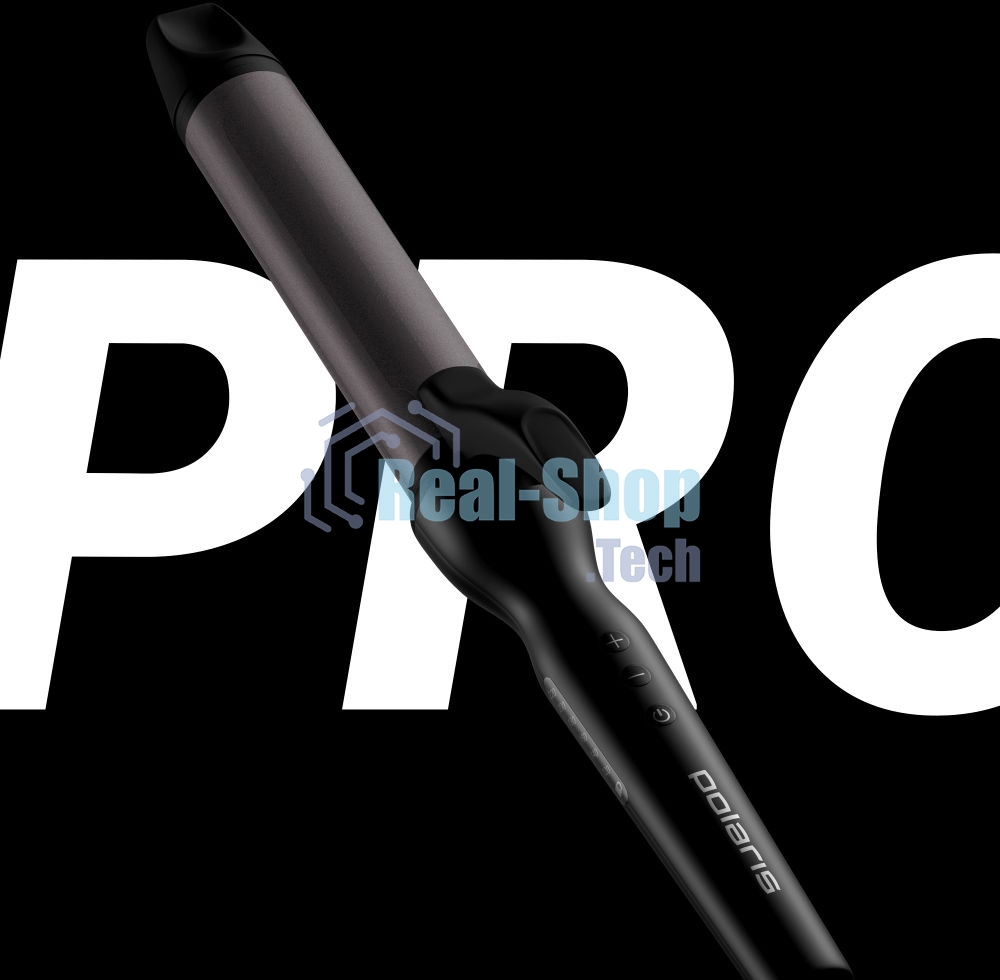 Щипцы для завивки волос Polaris PHS 3410TAi Argan Therapy PRO черный, 34 мм, 220 °C, 6 режимов