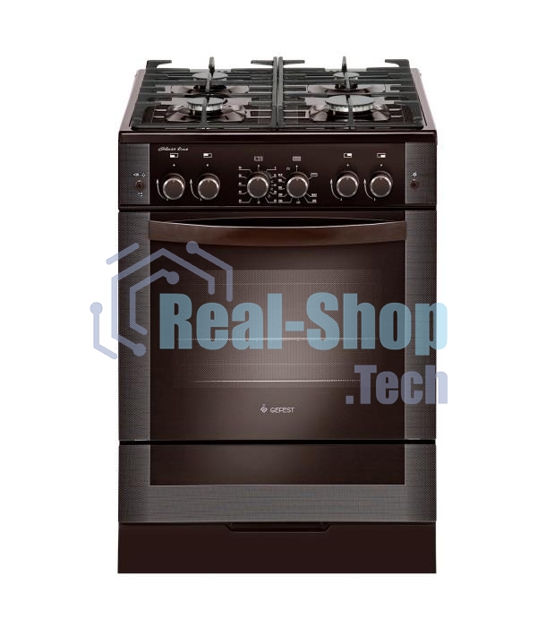 Плита газовая Gefest 6500-02 0045 коричневый, конфорок 4 шт, духовка 52 л, 60 см x 85 см x 60 см