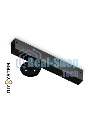 Крепеж трековый для корпуса DIY D60mm 232*60*80 BK черный