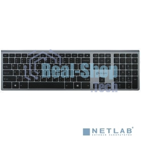 Клавиатура Oklick 890S беспроводная, радиоканал, серый