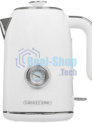 Чайник электрический Galaxy Line GL 0352, сливочный зефир, металл, 2200 Вт, 1.7 л