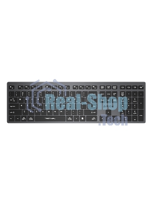 Клавиатура беспроводная A4Tech Fstyler FBX50C, USB, Bluetooth/Радиоканал, серый