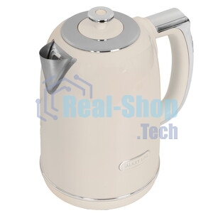 Чайник электрический Galaxy Line GL 0359 1.7 л, 2200 Вт, белый корпус: нерж.сталь/пластик