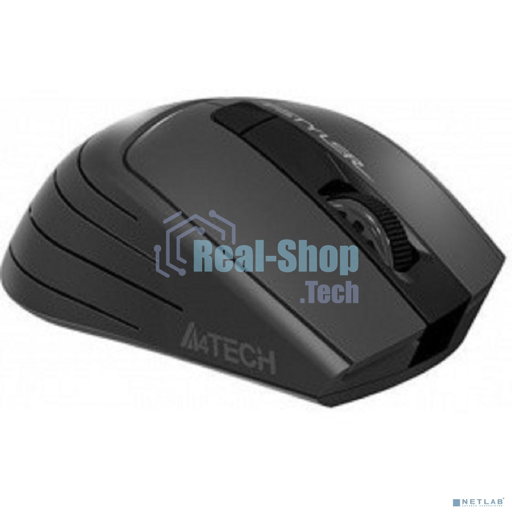 Мышь беспроводная A4Tech Fstyler FG30 серый, 2000 dpi, радиоканал, USB, кнопки - 5