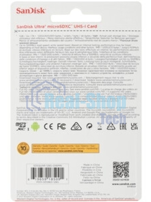 Флеш карта microSD 128Gb SanDisk microSDXC Class 10 Ultra UHS-I A1 140Mb/s