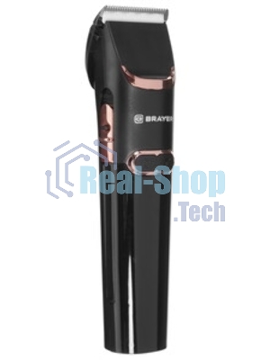 Машинка для стрижки BRAYER BR3401, LED-дисплей, 4 насад, турбо, титан. покр, регу. высоты лезвий