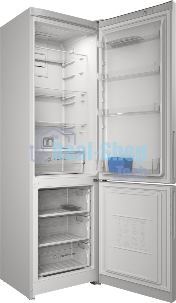 Холодильник Indesit ITR 5200 W белый двухкамерный 247/78л морозилка снизу