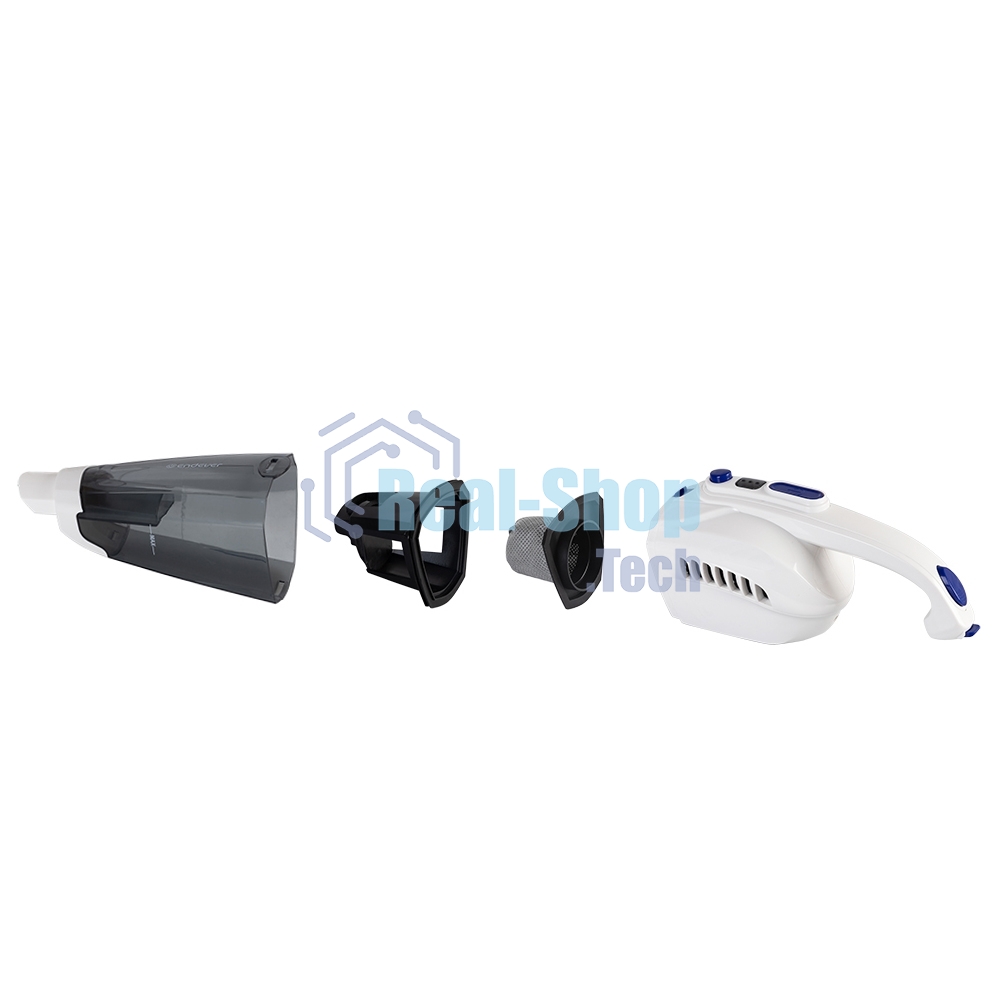 Пылесос вертикальный Endever SkyClean VC-300 белый/черный, питание от аккумулятора, 75 Вт, уборка сухая, пылесборник 0.8 л