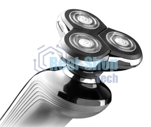 Электробритва Centek CT-2159 (черн/хром) 3 плавающие головки, аккумулятор+работа от сети, Li-Ion600мА·ч