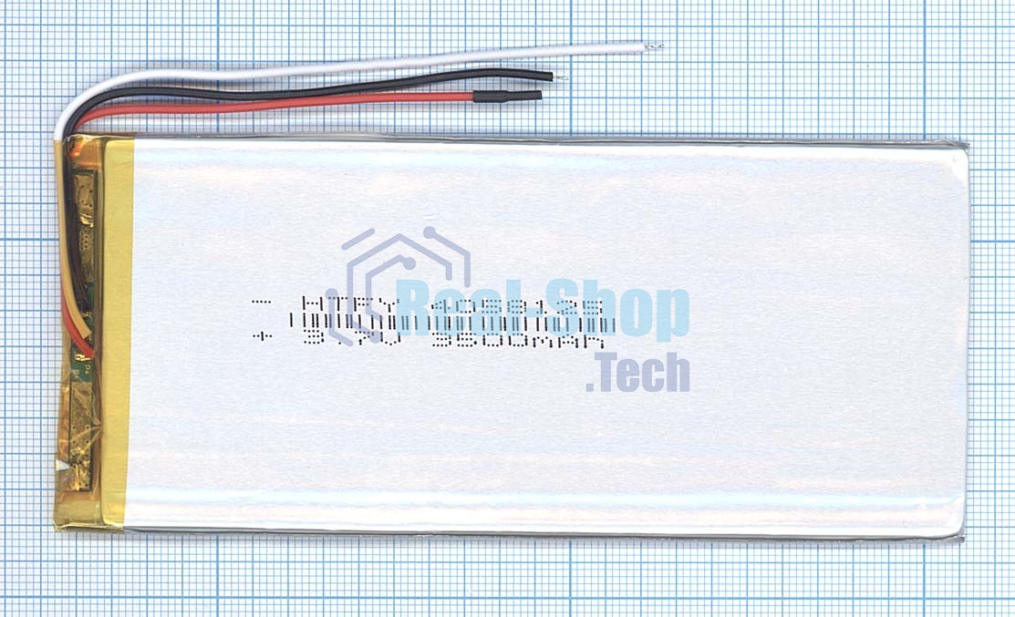 Аккумулятор Li-Pol (батарея) 4x58x125мм 3pin 3.7V/3500mAh