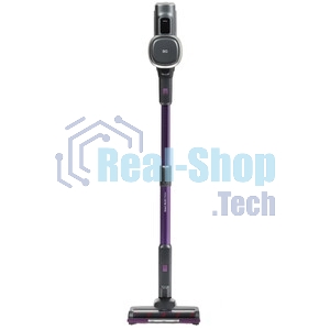 Пылесос вертикальный BQ VCA0201H фиолетовый/серый, питание от аккумулятора, 110 Вт, уборка сухая, пылесборник 0.6 л, работа от АКБ max 40 мин