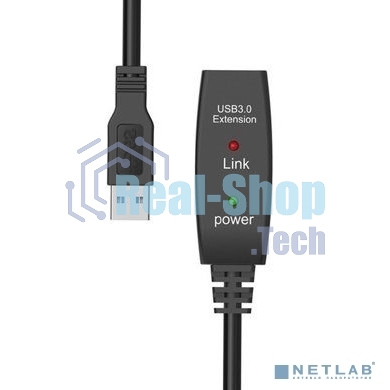 Кабель-адаптер USB3.0-repeater Aopen, удлинительный активный Am-->Af 5м QUST/qust ACU827A-5M