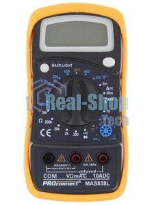 Универсальный мультиметр PROconnect MAS838L (DT858L)