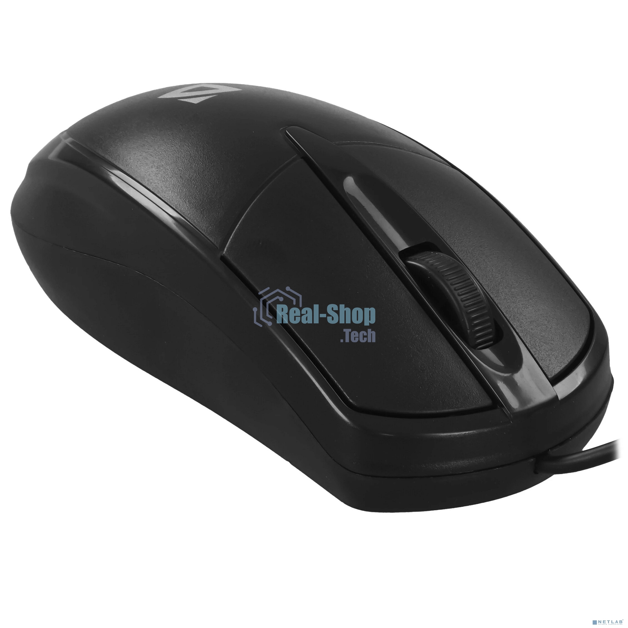 Мышь проводная Defender Trace MB-989 черный, 1000 dpi, USB, кнопки - 3
