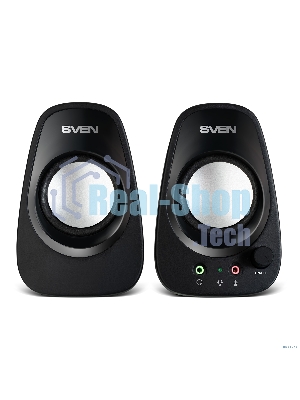 Колонки SVEN 190, 2.0, черный, USB, мощность 2x3 Вт(RMS)