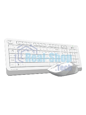 Комплект клавиатура+мышь A4Tech FStyler FG1010 беспроводной, USB, 2000 DPI, белый/серый