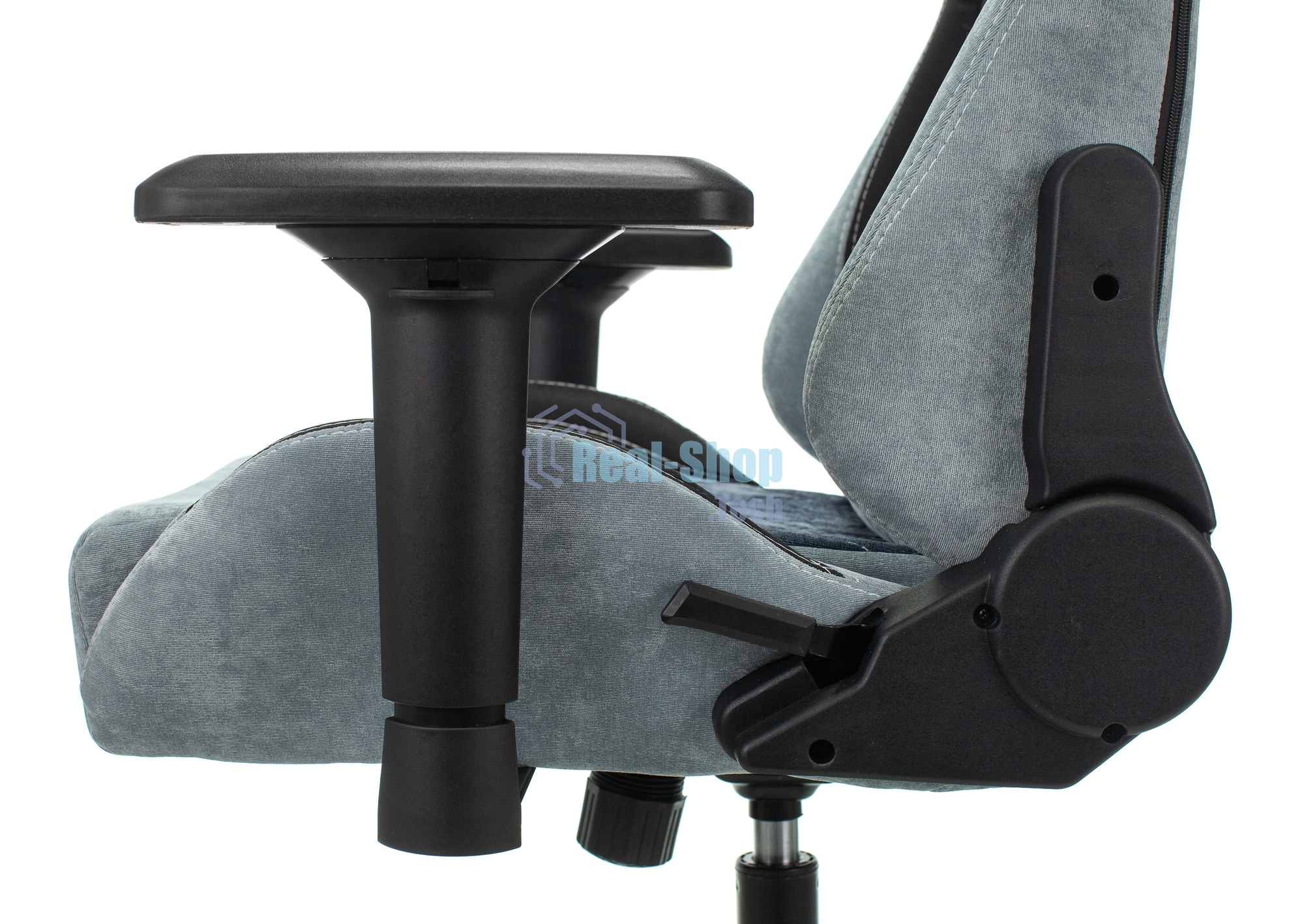 Кресло Бюрократ VIKING 7 KNIGHT BL FABRIC синий, ткань, 120 кг, механизм качания