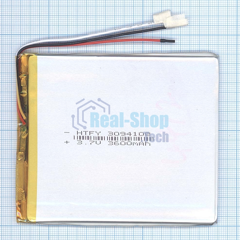 Аккумулятор Li-Pol (батарея) 3x94x108 мм 3pin 3.7V/3600mAh