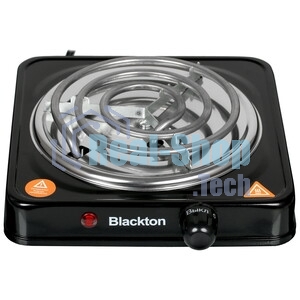 Плита настольная электрическая Blackton Bt HP102B чёрный, 1 кВт, ТЭН, конфорки - 1, нержавеющая сталь, поворотные переключатели