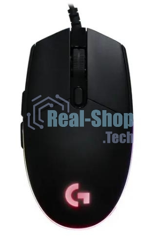Мышь проводная Logitech G102 LIGHTSYNC черный, 8000 dpi, USB, кнопки - 6