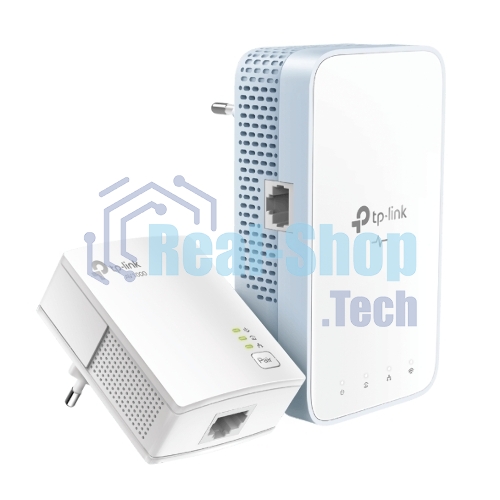 Комплект гигабитных TP-Link WiFi Powerline адаптеров AV1000 Gigabit Powerline ac Wi-Fi Kit, Dual band 802.11ac Wi-Fi - AC750 dual band Wi-Fi (433Mbps on 5GHz & 300Mbps on 2.4GHz)(TL-WPA7517 & TL-PA7017)