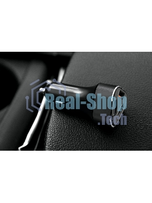 Автомобильное зарядное устройство ACD черный 23Вт, 3xUSB 1QC+2Smart, 3.6~12В, 3А RTL