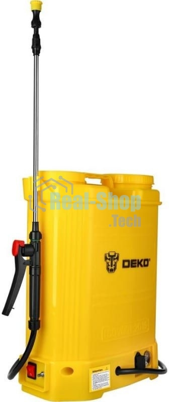 Опрыскиватель Deko DKSP10 16л желтый (065-0954)