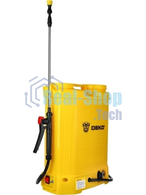 Опрыскиватель Deko DKSP10 16л желтый (065-0954)