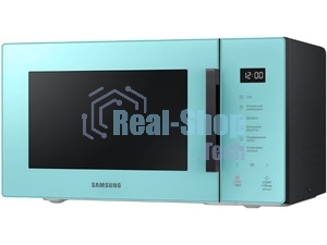 Микроволновая печь Samsung MG23T5018AN/BW голубой, 23 л, 800 Вт, переключатели - сенсор