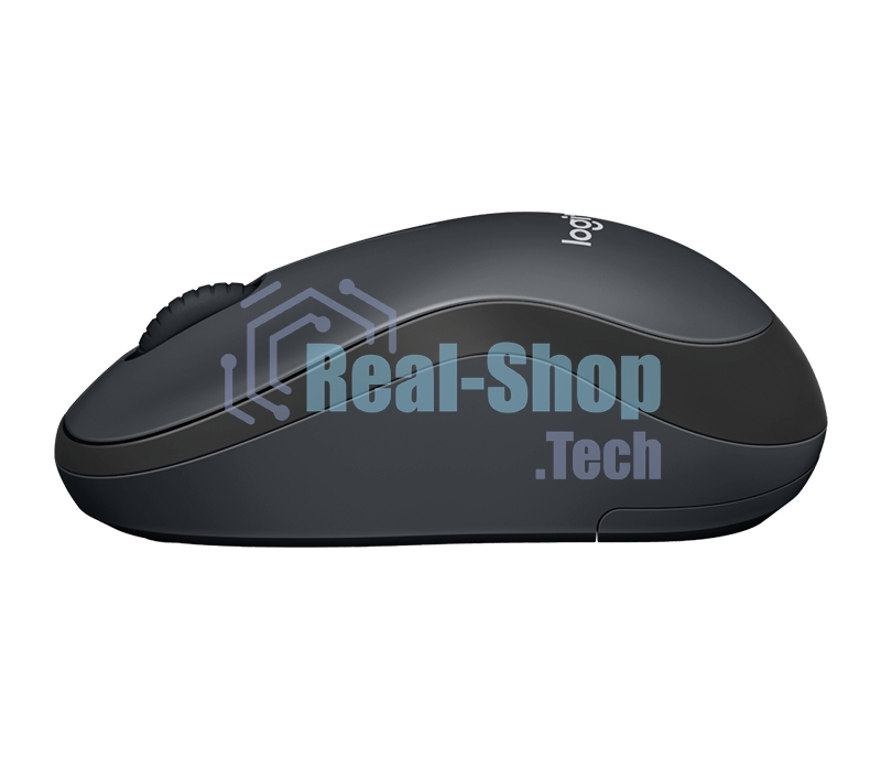 Мышь беспроводная Logitech M220 SILENT черный/серый, 1000 dpi, радиоканал, USB, кнопки - 3