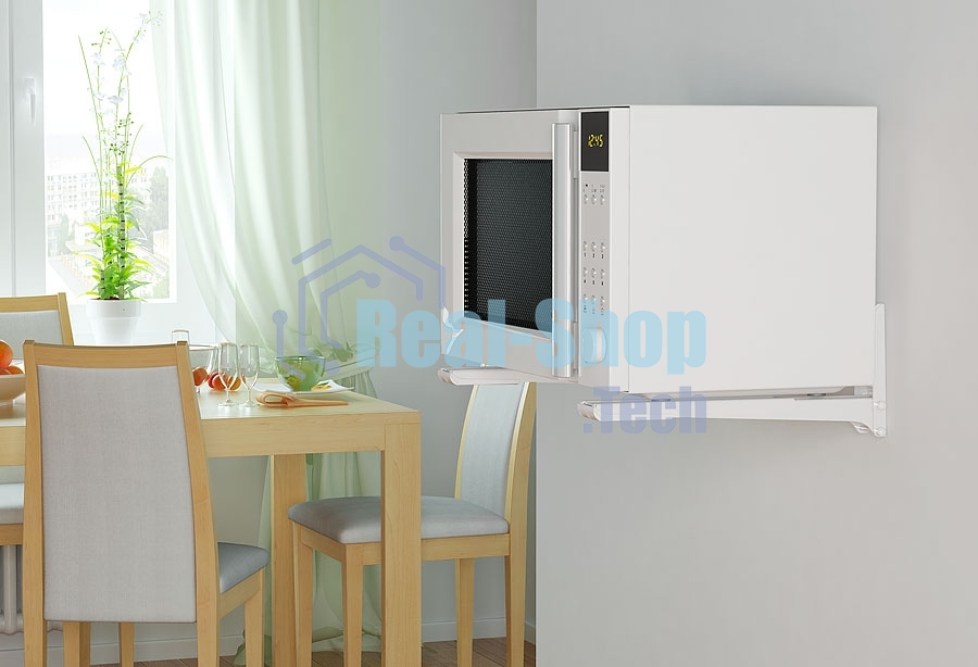 Кронштейн для СВЧ Holder MWS-2003 белый макс.40кг настенный фиксированный