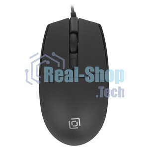 Мышь проводная Oklick 147M черный, 1600 dpi, USB, кнопки - 3
